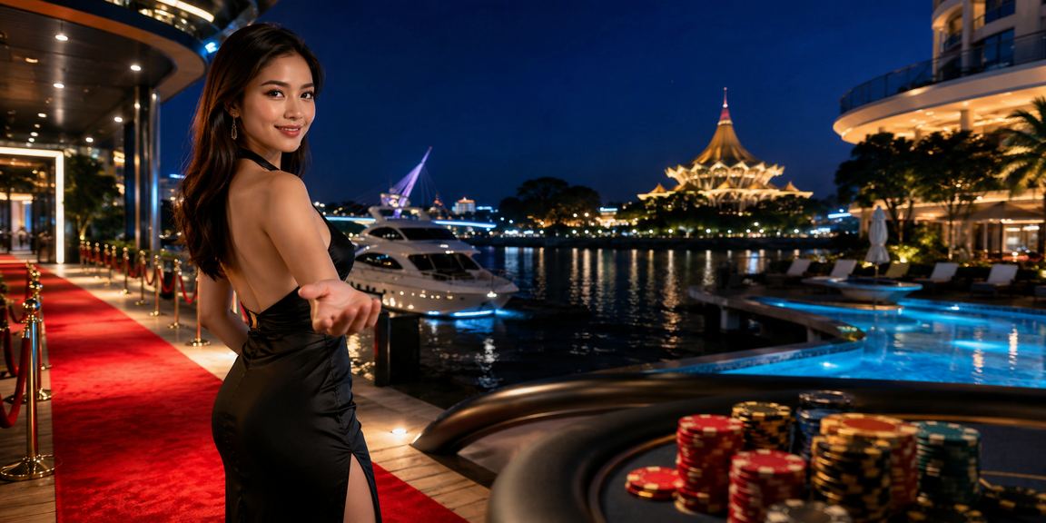 Pemain kasino menikmati permainan hiburan di 47620 dari Kuching Sarawak